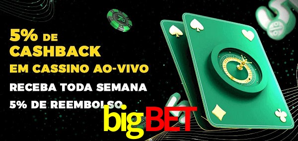 Promoções do cassino ao Vivo bigbet